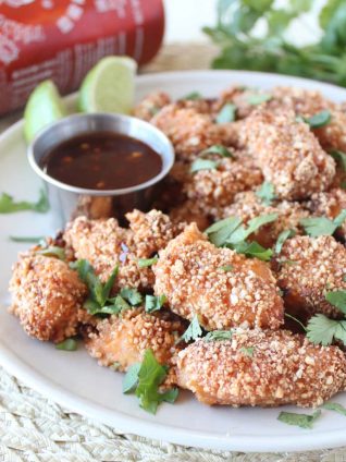 Crispy Thai Cashew Chicken Bites