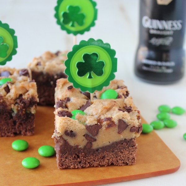 St Patricks Day Irish Cream & Guinness Brookies