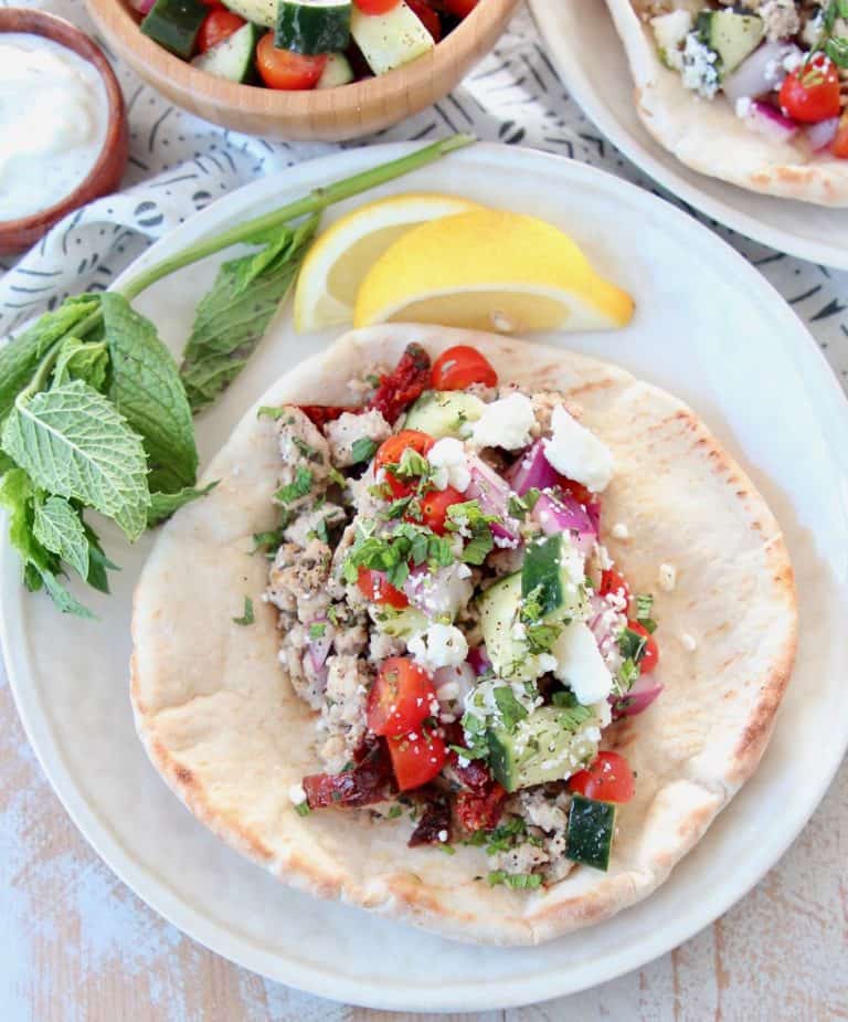 Greek Tacos - Easy Homemade Gyros | WhitneyBond.com