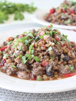 One Pot Mediterranean Sausage & Lentils Recipe