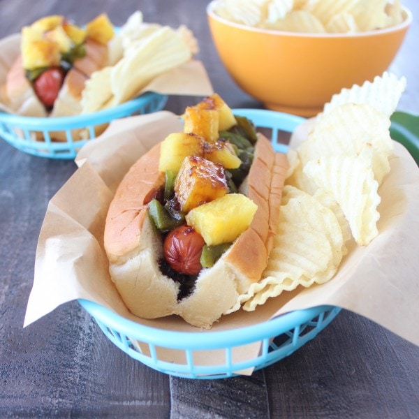 Pineapple Teriyaki Hot Dog Recipe