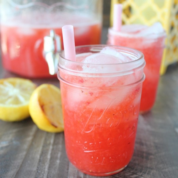 Grilled Strawberry Lemonade