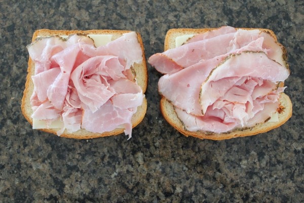 Apricot Ham and Cheese Sandwich Recipe