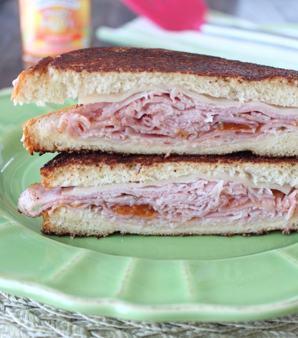 Grilled Apricot Ham and Cheese Sandwich Recipe