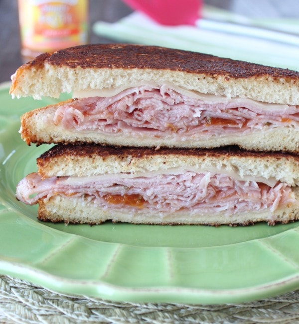 Apricot Ham and Cheese Sandwich