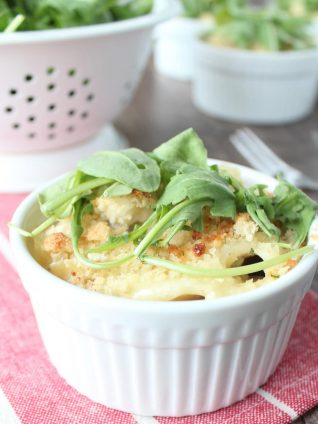 Chicken Caesar Baked Pasta Cups