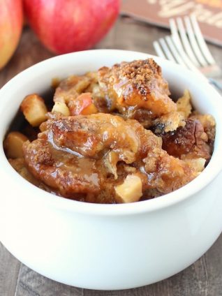 Caramel Apple Bread Pudding Recipe