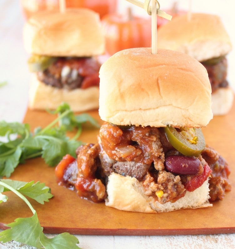 Pumpkin Spiced Chili Sliders Recipe