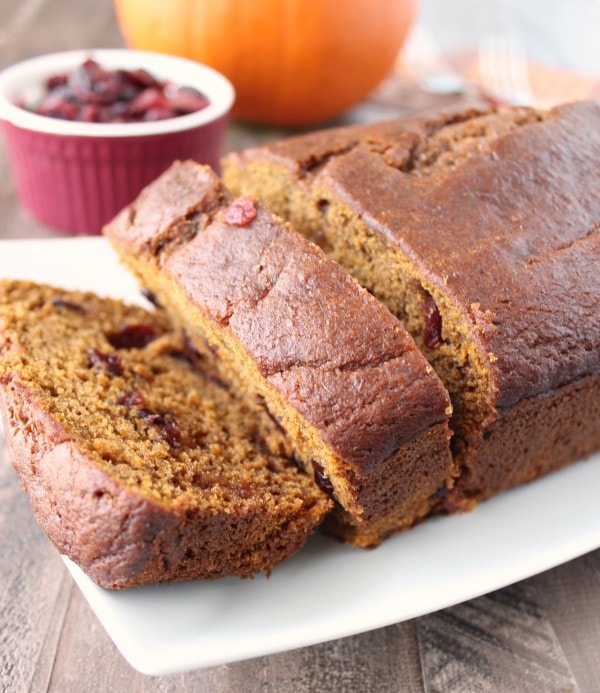 Cranberry Pumpkin Bread Recipe