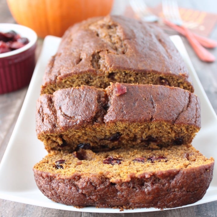 Cranberry Pumpkin Bread Recipe