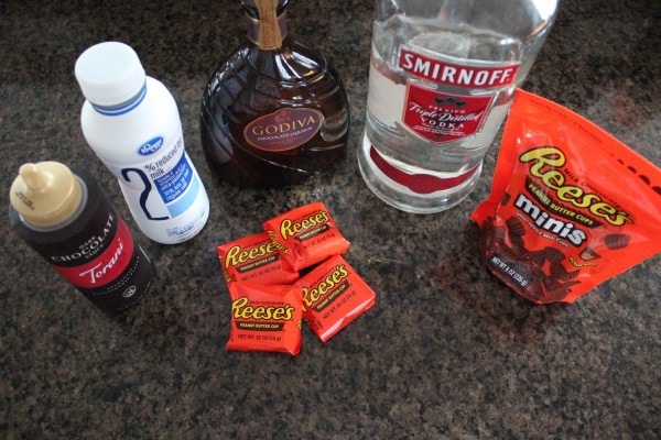 Reese's Peanut Butter Cup Martini Ingredients