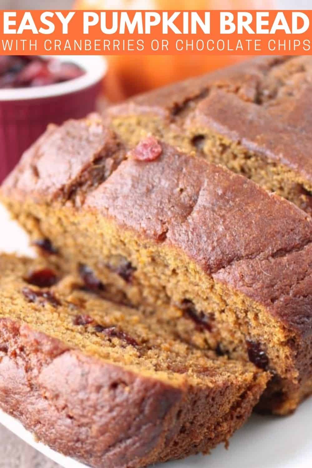 Cranberry Pumpkin Bread Recipe - WhitneyBond.com