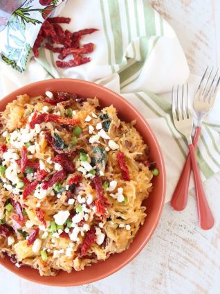 Vegetarian Mediterranean Spaghetti Squash Recipe