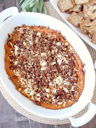 Baked Sweet Potato and Three Cheese Dip Recipe