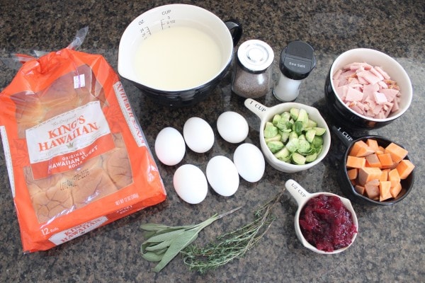 Thanksgiving Leftover Breakfast Casserole Ingredients
