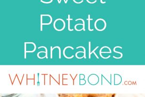 This scrumptious breakfast recipe for Sweet Potato Pancakes makes great use of leftover mashed sweet potatoes after Thanksgiving or Christmas.