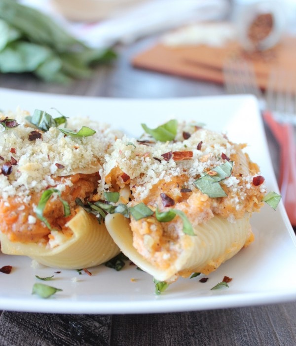 Sweet Potato and Ricotta Stuffed Shells