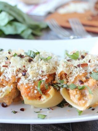 Sweet Potato Ricotta Stuffed Shells Recipe