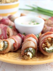 Bacon Wrapped Cream Cheese Stuffing Jalapeno Poppers Recipe