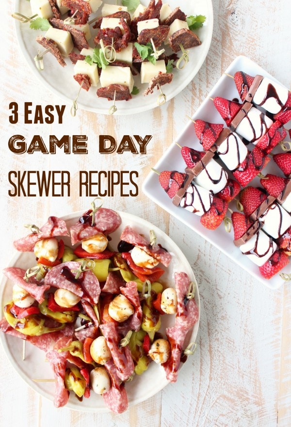 3 Easy Game Day Skewer Recipes