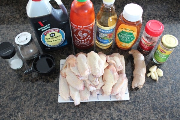 General Tso Chicken Wings Recipe Ingredients