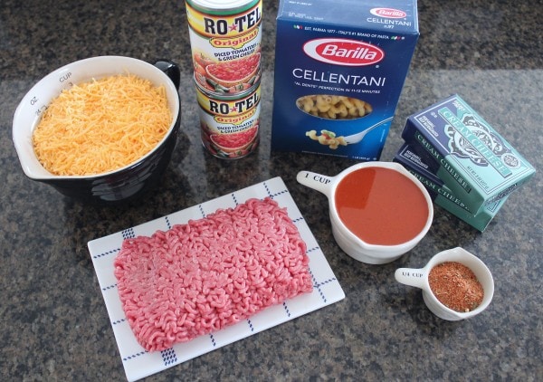 Slow Cooker Taco Mac and Cheese Recipe Ingredients
