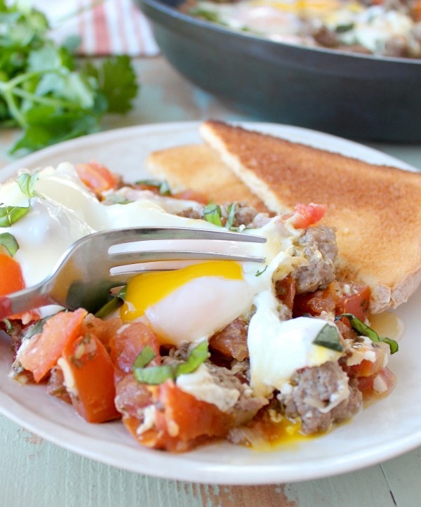 Turkey Sausage & Egg Breakfast Skillet Recipe