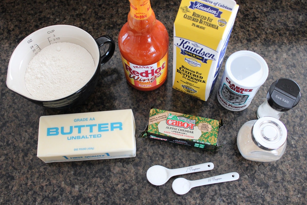 Buffalo Cheddar Biscuit Recipe Ingredients