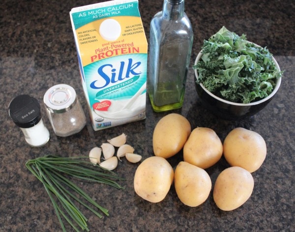 Garlic Kale Vegan Mashed Potatoes Ingredients