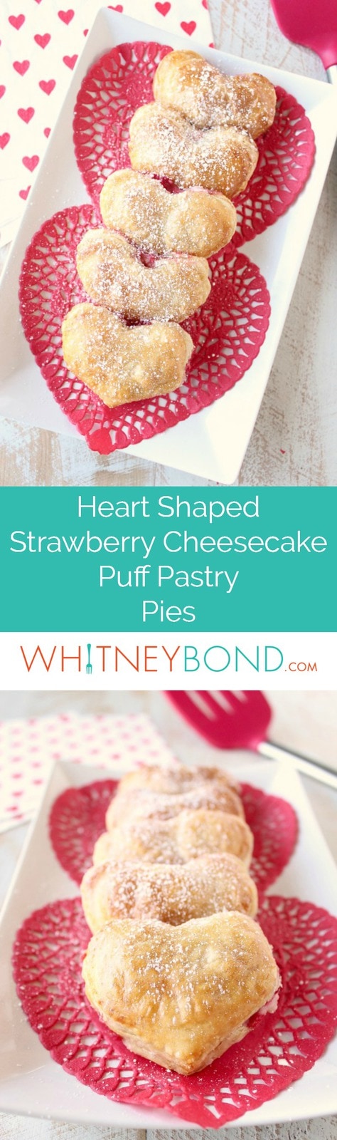 Strawberry Cheesecake Pie with Puff Pastry - WhitneyBond.com