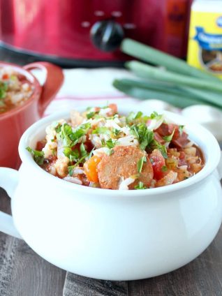 Slow Cooker Chicken & Sausage Jambalaya Recipe