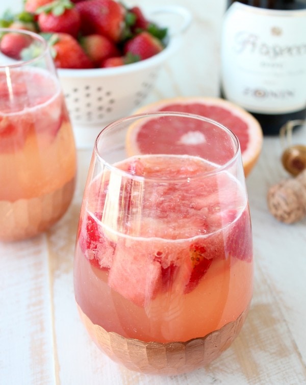 Sparkling Grapefruit Watermelon Sangria Recipe