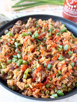 Sriracha Steak Fried Rice Recipe