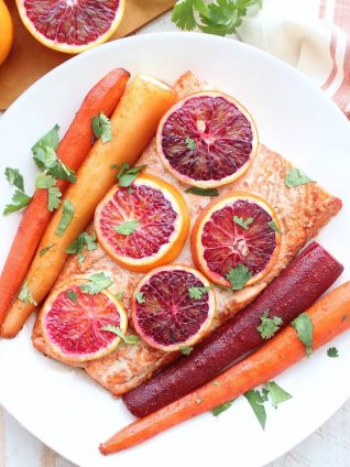 Blood Orange Baked Salmon Recipe