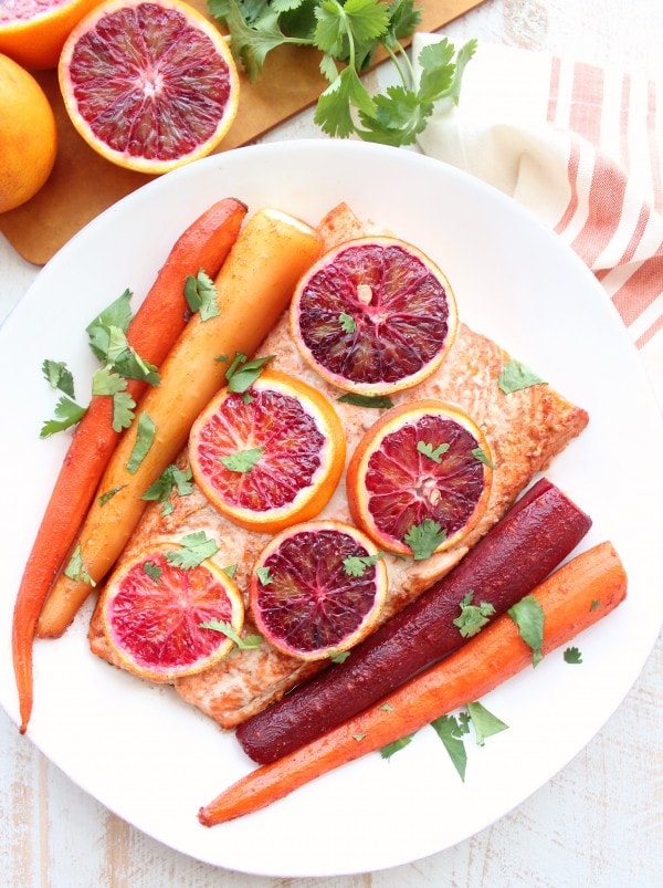 Blood Orange Baked Salmon Recipe