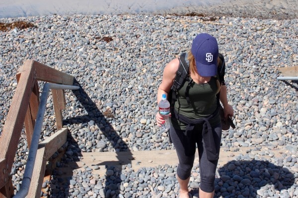 Whitney Bond at Torrey Pines State Beach in San Diego