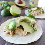 Slow Cooker Cilantro Lime Cumin Chicken Tacos Recipe