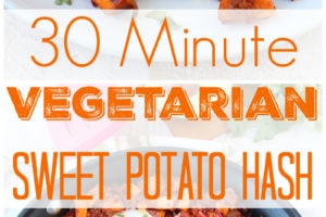 30 Minute Vegetarian Mexican Soyrizo & Sweet Potato Hash
