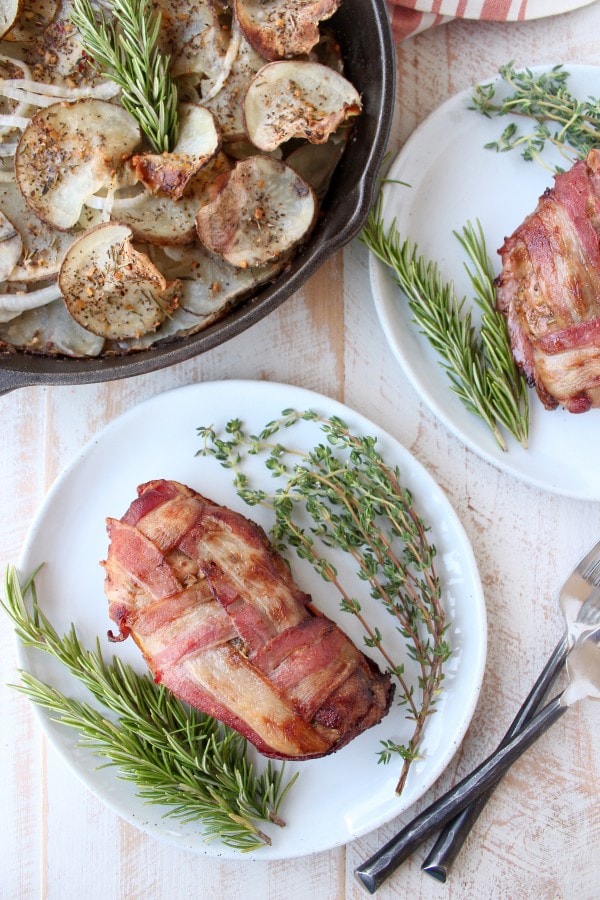 Bacon Wrapped Pork Chops Recipe