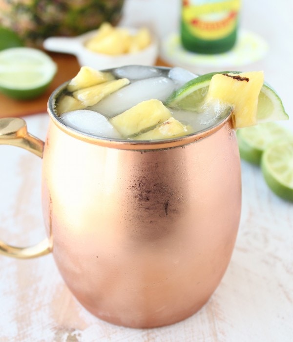 Grilled Pineapple Moscow Mule Recipe