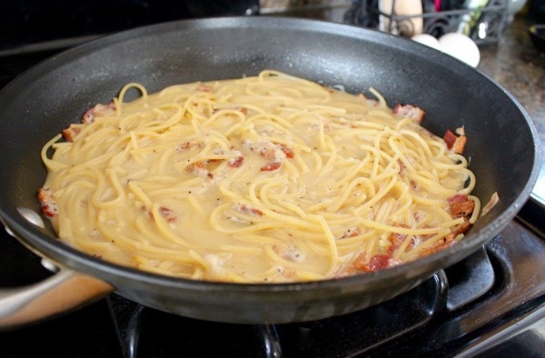 One Pot Pasta Carbonara Recipe