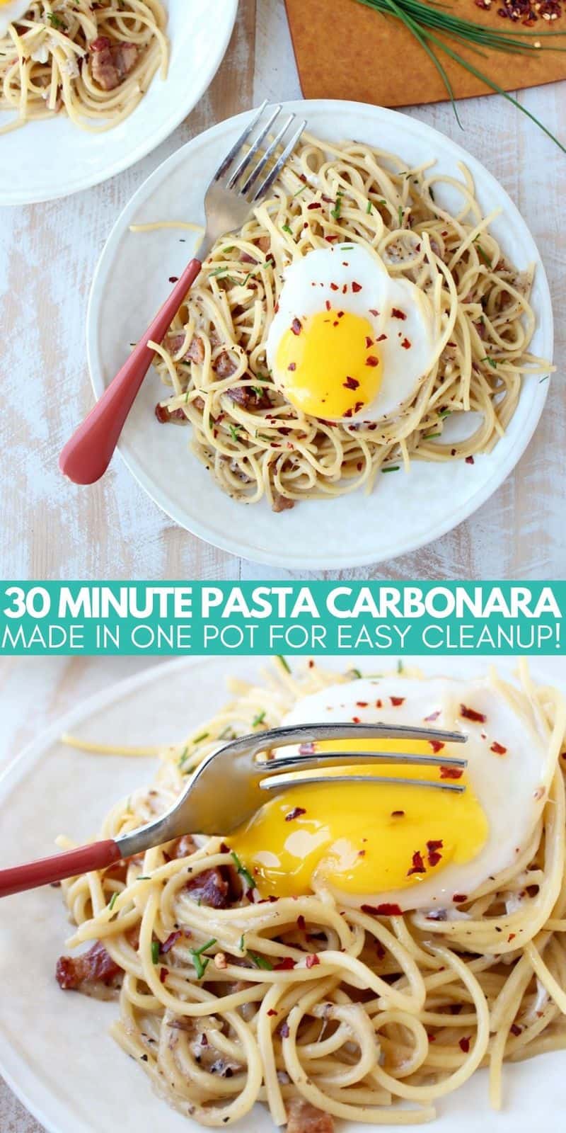 One Pot Pasta Carbonara Recipe