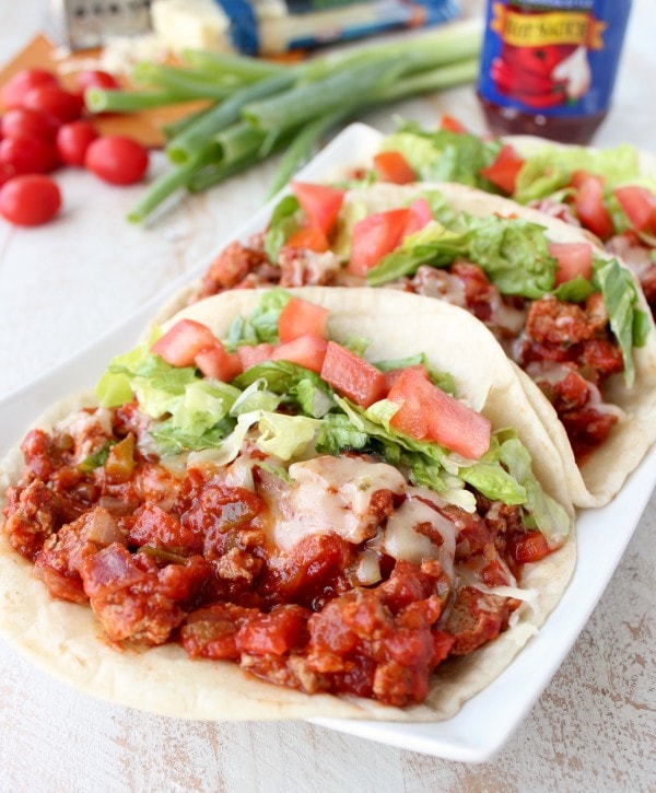 Sloppy Joe Taco Recipe - Quick & Easy | WhitneyBond.com