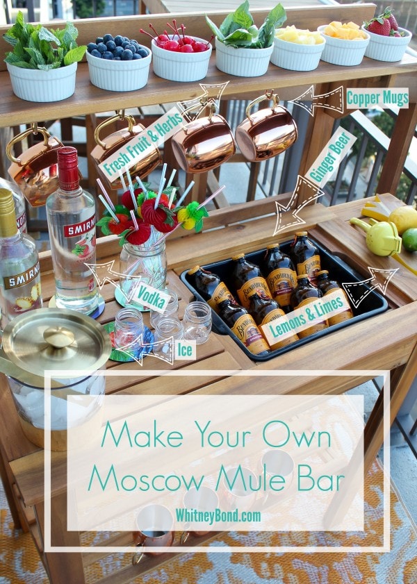 Make Your Own Moscow Mule Bar