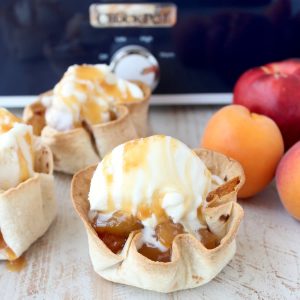 Crock Pot Dessert Fruit Taco Cups