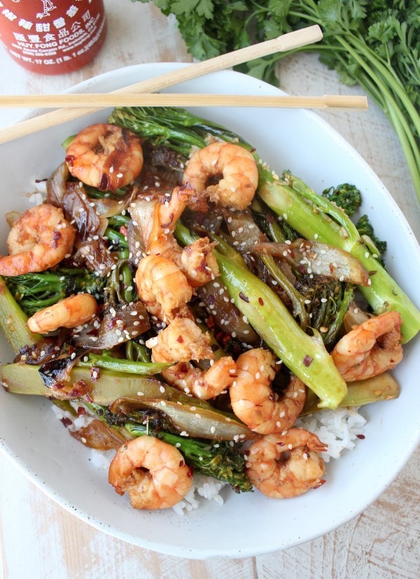 General Tso's Broccoli & Shrimp Recipe