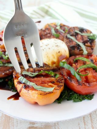 Grilled Tomato & Kale Salad Recipe