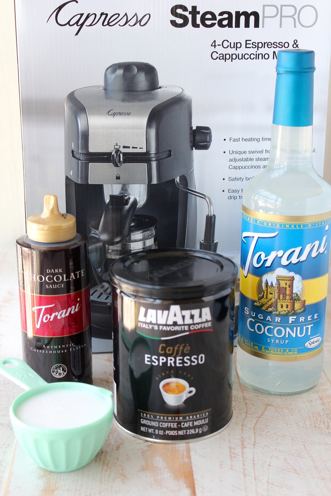 Mocha Coconut Iced Latte Ingredients