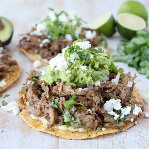 Slow Cooker Carnitas Tostada Recipe