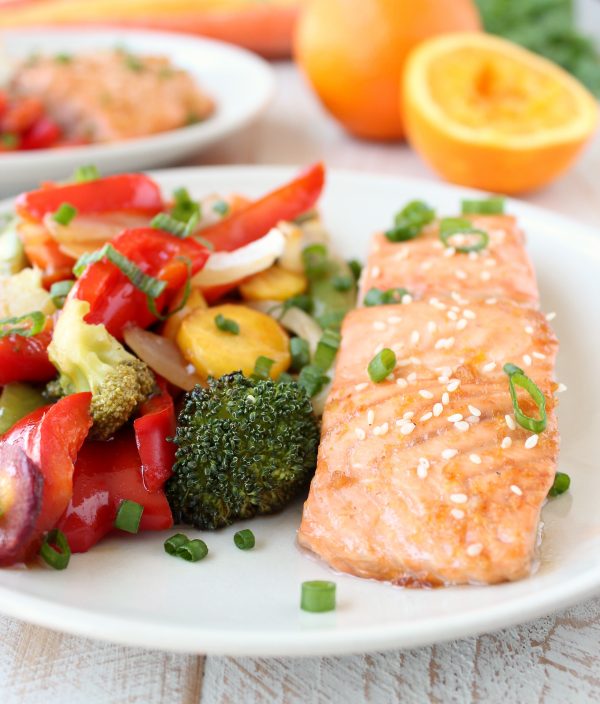 Chinese Orange Glazed Salmon Recipe